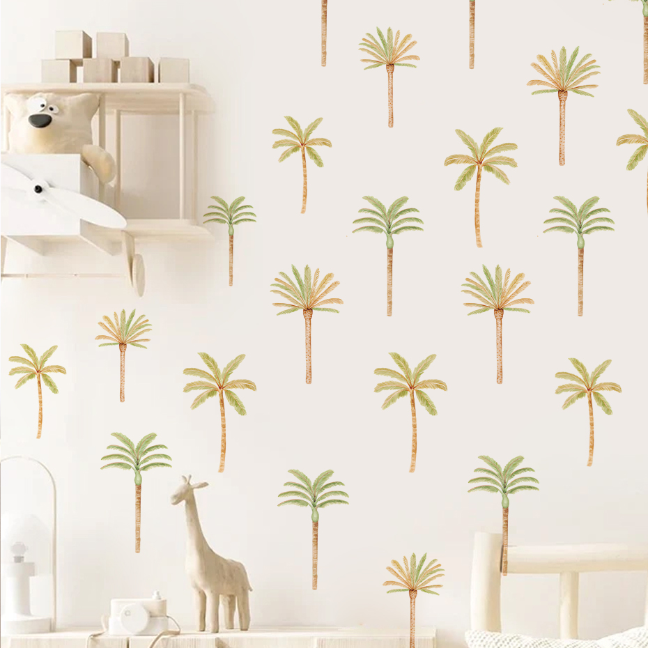 Boho Coconut Palm Tree Wall St - Baby Nursery Decor Girl ulasan dan harga