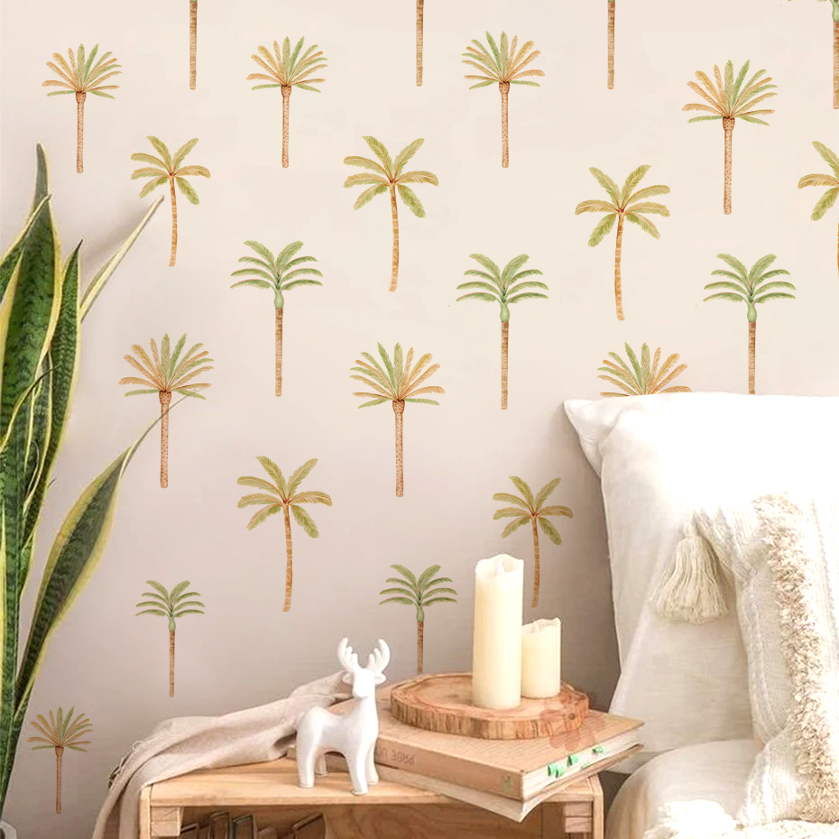 Boho Coconut Palm Tree Wall St - Baby Nursery Decor Girl ulasan dan harga