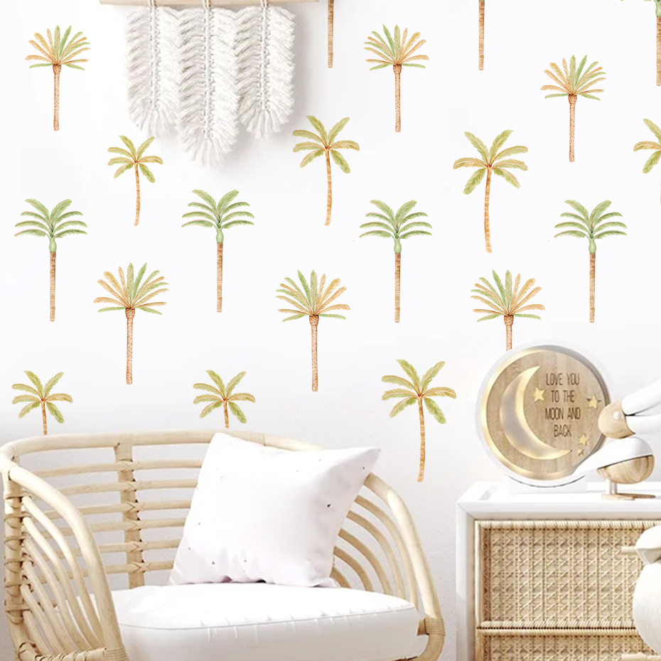 Boho Coconut Palm Tree Wall St - Baby Nursery Decor Girl ulasan dan harga