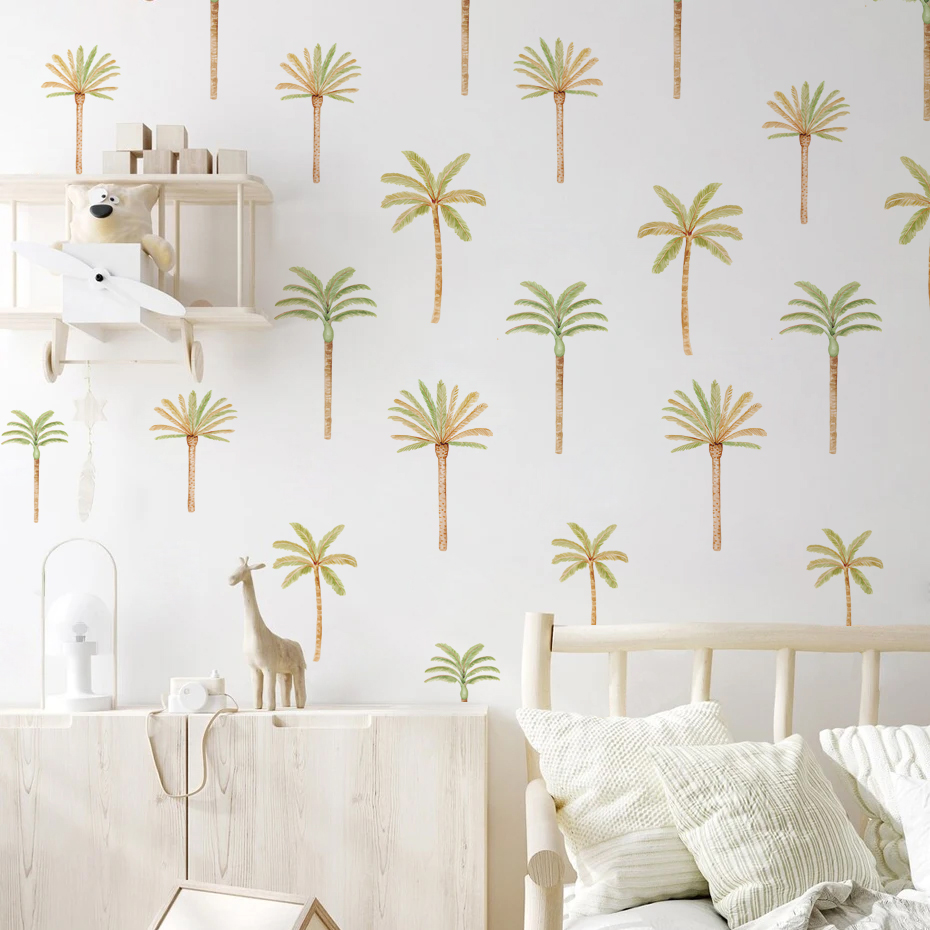 Boho Coconut Palm Tree Wall St - Baby Nursery Decor Girl ulasan dan harga