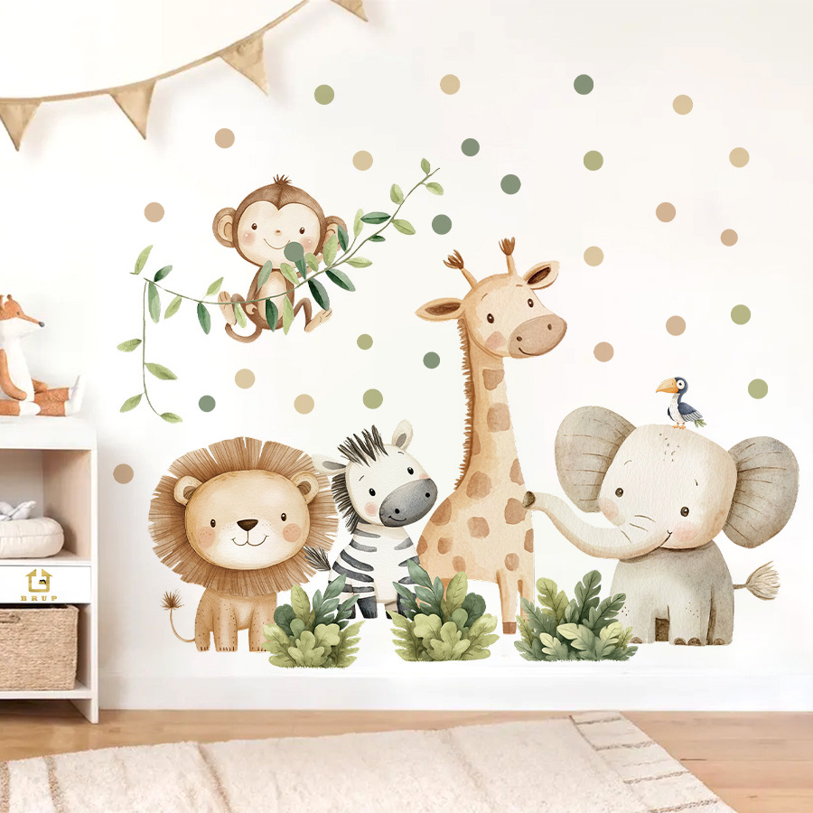 Boho Forest Animals Wall Stick - Baby Nursery Decor Girl ulasan dan harga