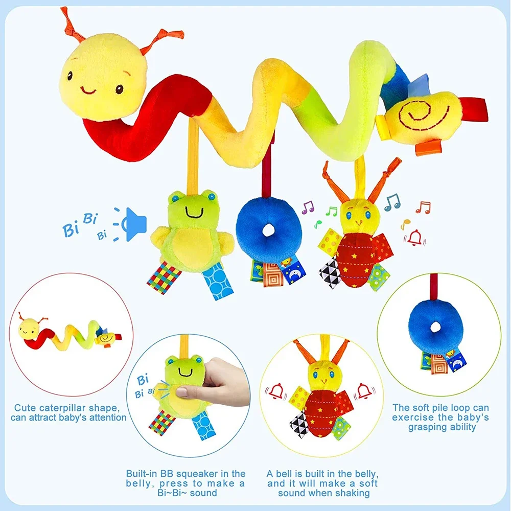 Spiral Stroller Toys Newborn P - Baby Nursery Trolley ulasan dan harga