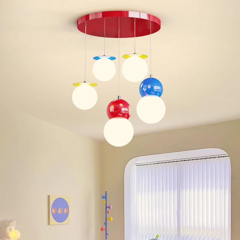 Bubble Ball Chandelier - Color - Baby Nursery Light Fixture ulasan dan harga