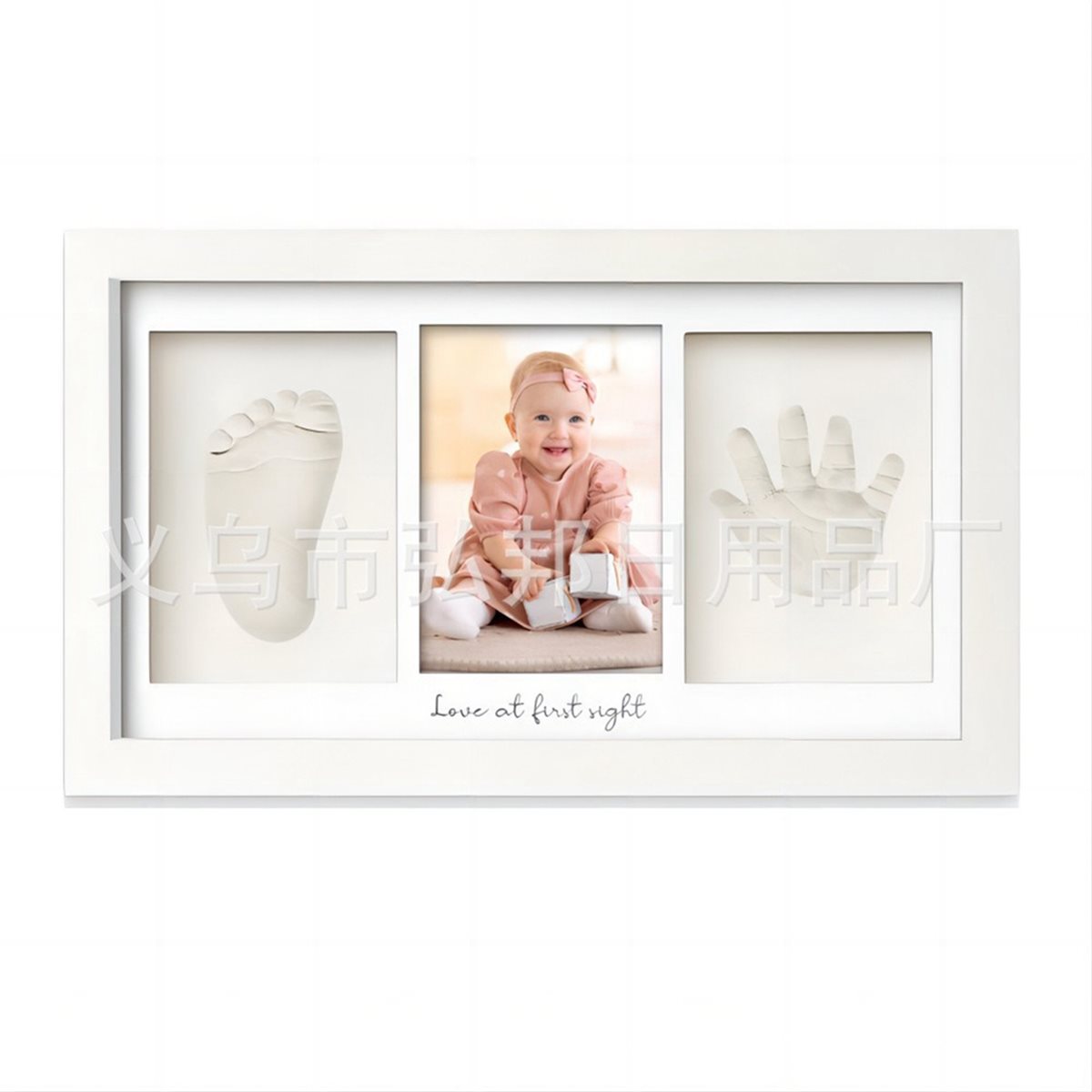 Y69A Baby Handprint & Footprin - Baby Nursery Frames ulasan dan harga